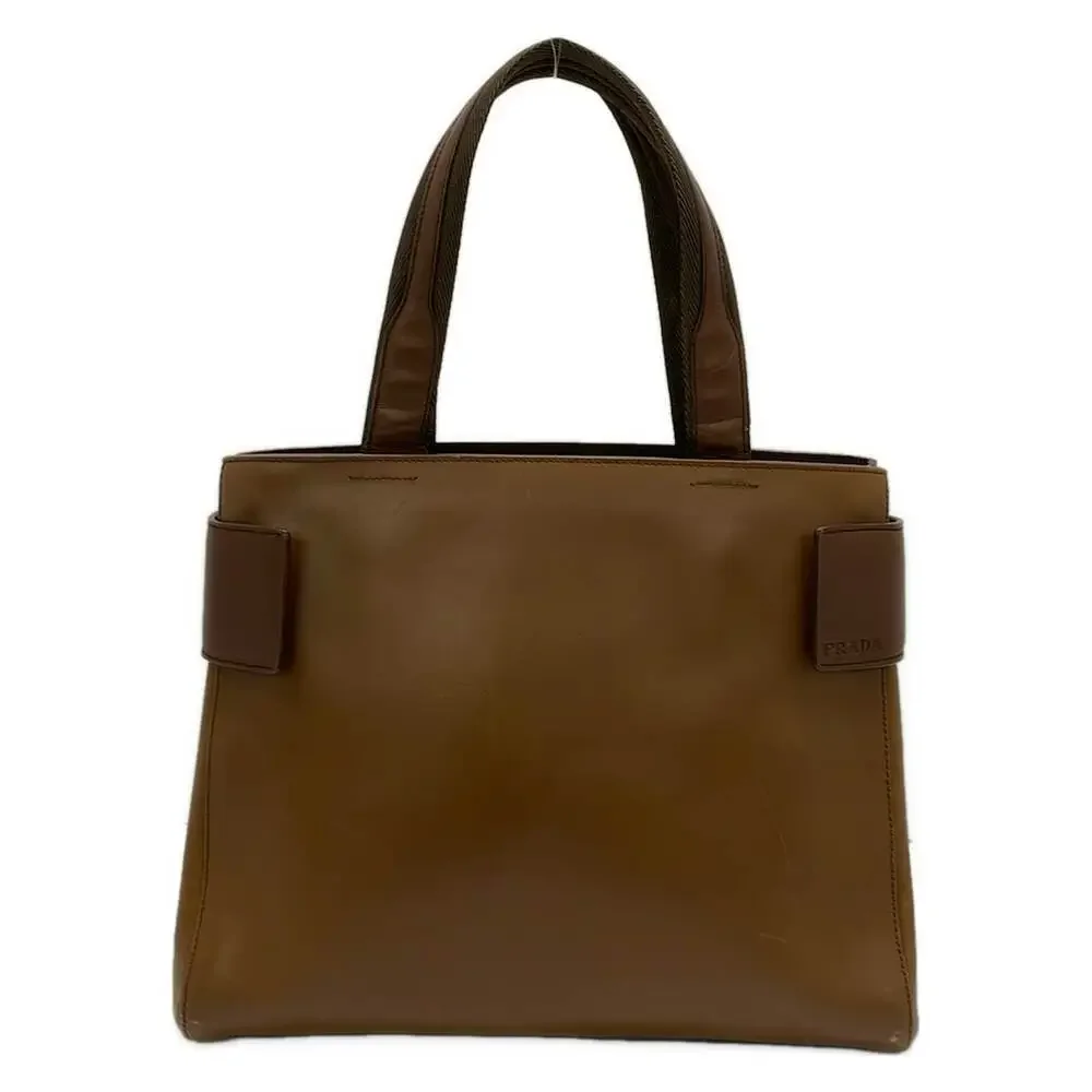 Prada Handbag Leather Nylon